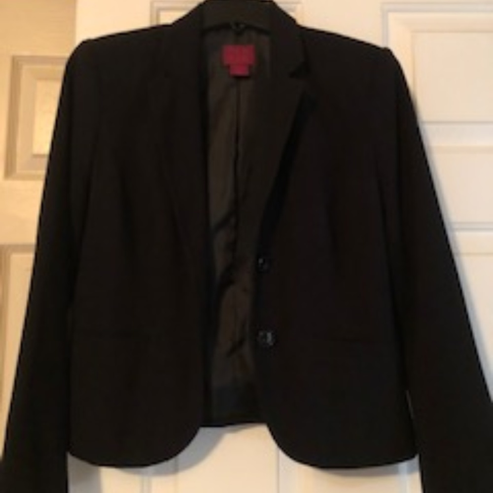 Black 212 Collection Petite Business Blazer